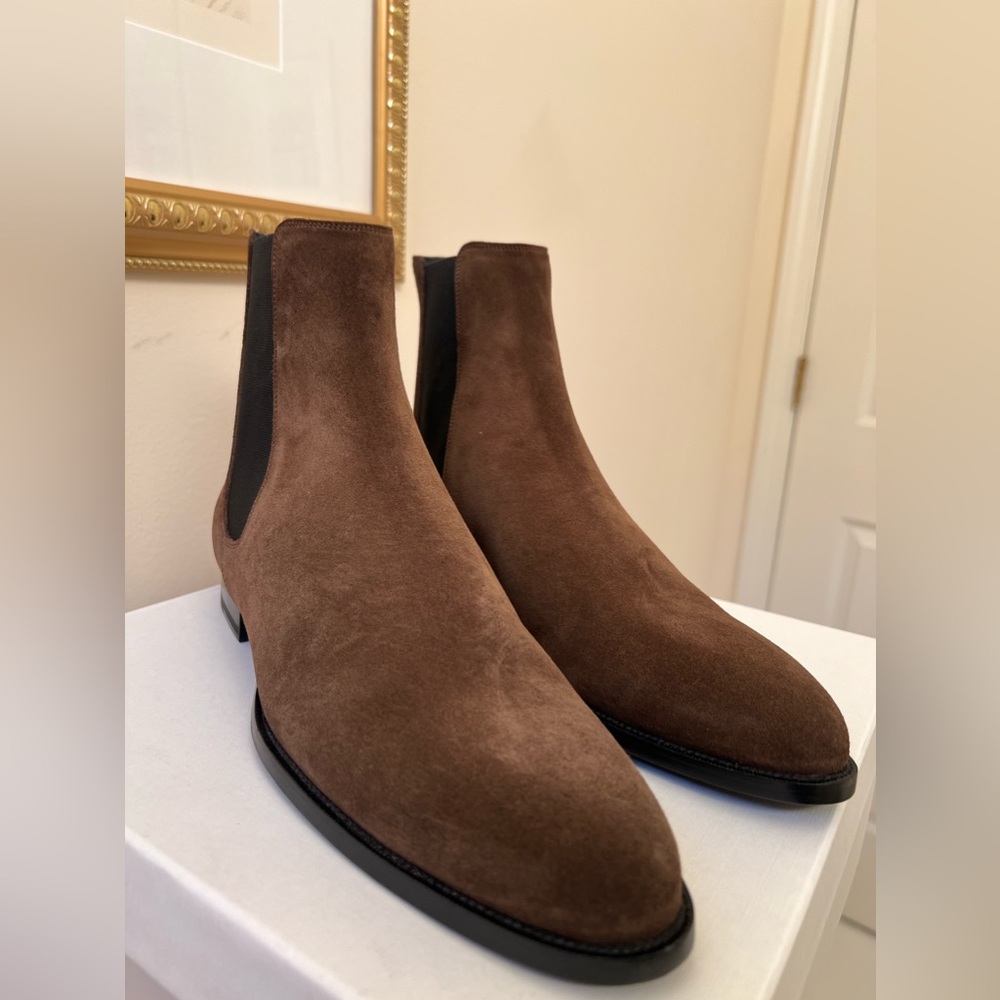 New with box Celine Chelsea suede boots - Picture 5 of 10